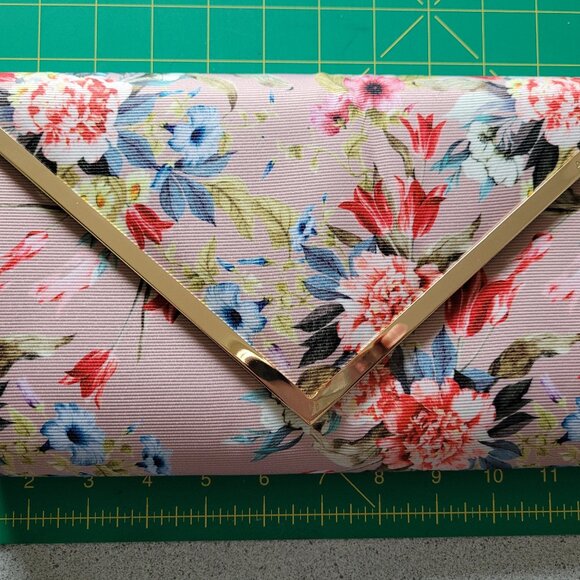 ALDO Clutch Purse Floral Pattern - Picture 1 of 7